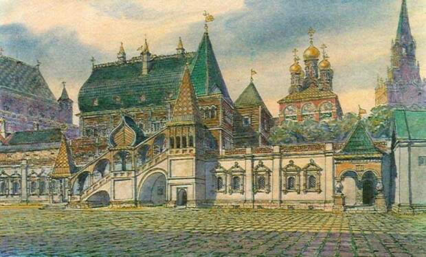 Палаты Наталии Кирилловны в Московском Кремле, 17 век 