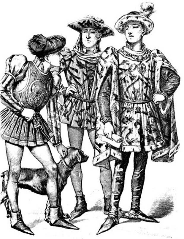 Бургундские костюмы XV века