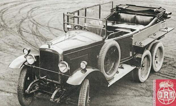Штабной легковой автомобиль Morris-Commercial TD. 1928 год.