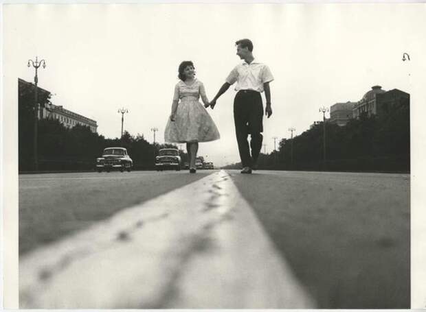Ленинградский проспект. Владимир Лагранж, 1962 г., Москва, из архива МАММ/МДФ.