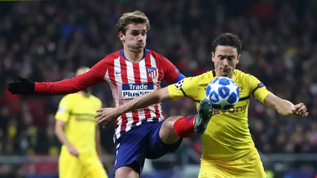 Мяч Гризманна помог «Атлетико» победить «Боруссию» в Лиге чемпионов