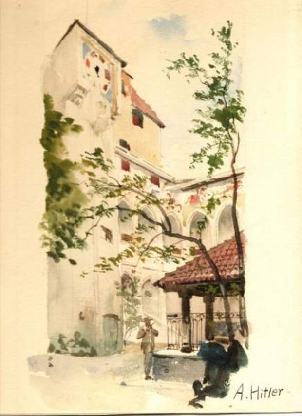 Картины Адольфа Гитлера (26 фото)