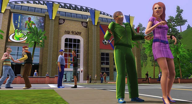 Скриншот из игры The Sims