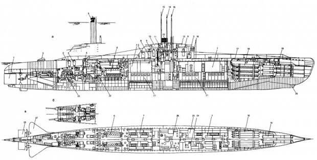 Немецкие подводные лодки XXI серии
