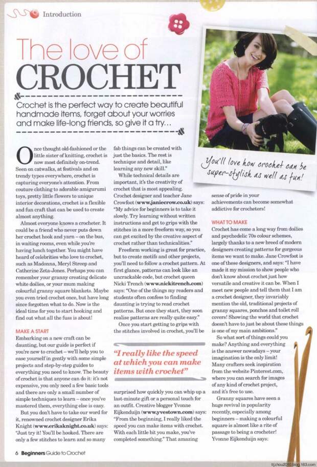 Beginners Guide to Crochet 2014 (钩) (1) - 紫苏 - 紫苏的博客 Beginners Guide to Crochet 2014 (钩) (1) - 紫苏 - 紫苏的博客