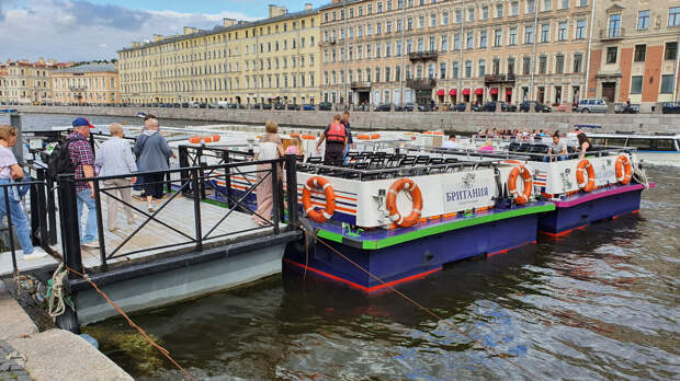 Река Фонтанка. Город Санкт-Петербург 