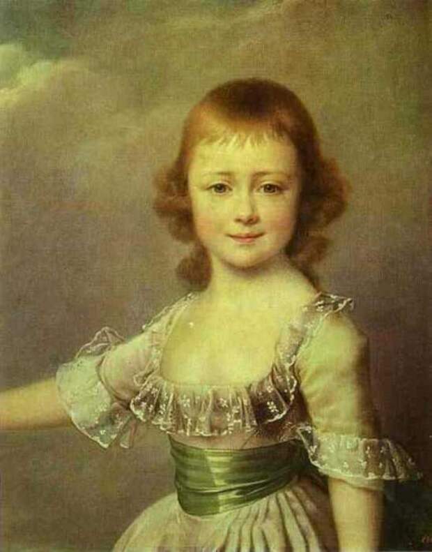 Д. Г. Левицкий. «Портрет великой княжны Екатерины Павловны». 1790-е.