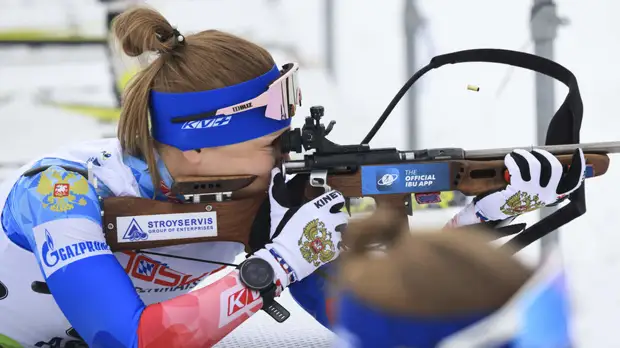 Сборная России завоевала золото в супермиксте на ЧЕ-2022 по биатлону