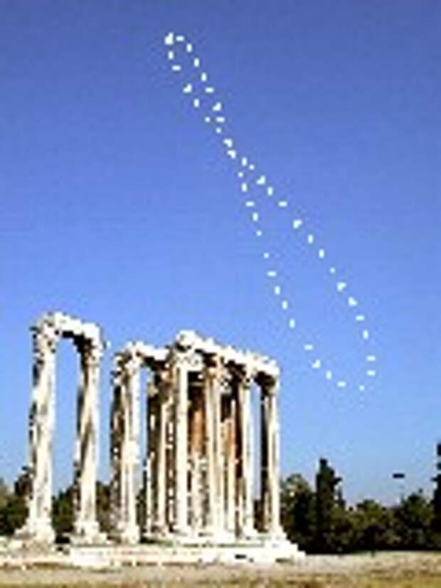 Solar analemma. Храм Зевса олимпийского в Афинах. Аналемма Луны. Аналемма солнца. Аналемма фото.