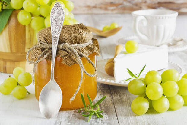 Виноградное варенье с грушами Виноградное варенье с грушами