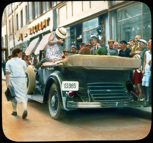 Москва 1931-ого года в цвете! Фотография: Москва 1931 года в цвете на невероятно атмосферных снимках №47 - BigPicture.ru