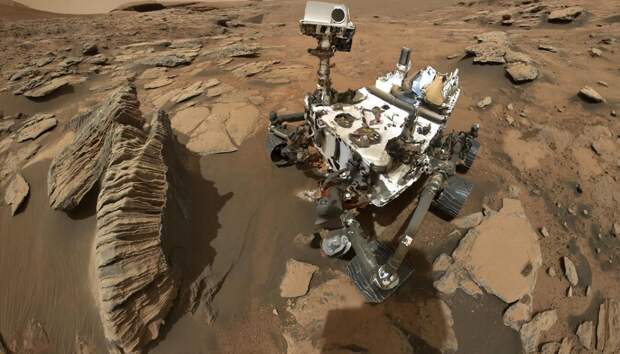 Марсоход Curiosity нашел на Марсе каменные паутины высотой с человека