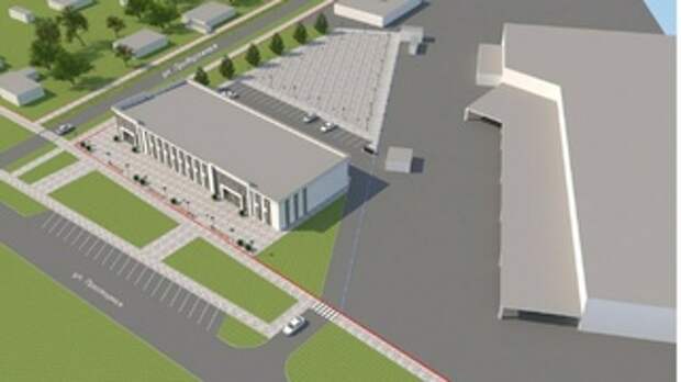 Проект магазина рядом с ТРЦ