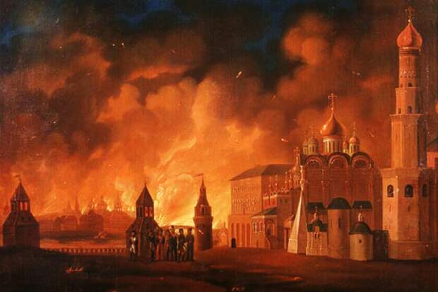 Пожар Москвы. А. Ф. Смирнов (1813)