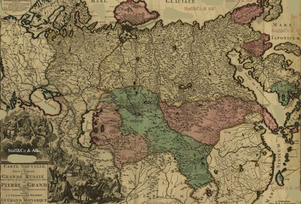1728 год Азиатские владения России, азиатские карты, история, карта, картография, карты, подборка карт