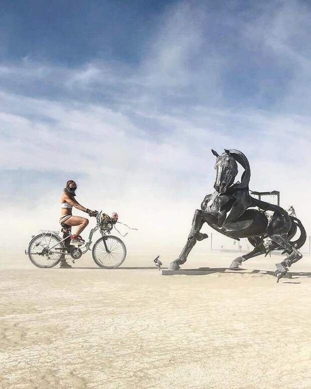 Невероятные снимки с самого безумного фестиваля планеты burning man, Горящий человек, Фестиваль, атмосферные снимки, виды, невада, необычное искусство, фото