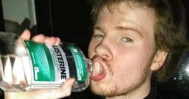 Listerine - американский боярышник Ополаскиватель для рта, Листерин, Алкоголизм
