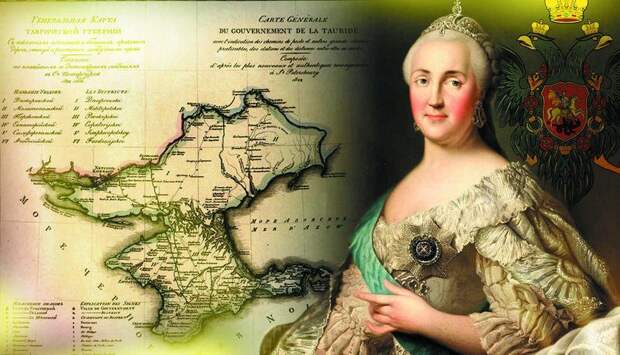 1783 год: Присоединение Крыма к России Екатерина Великая, Потёмкин, история, крым, россия, факты