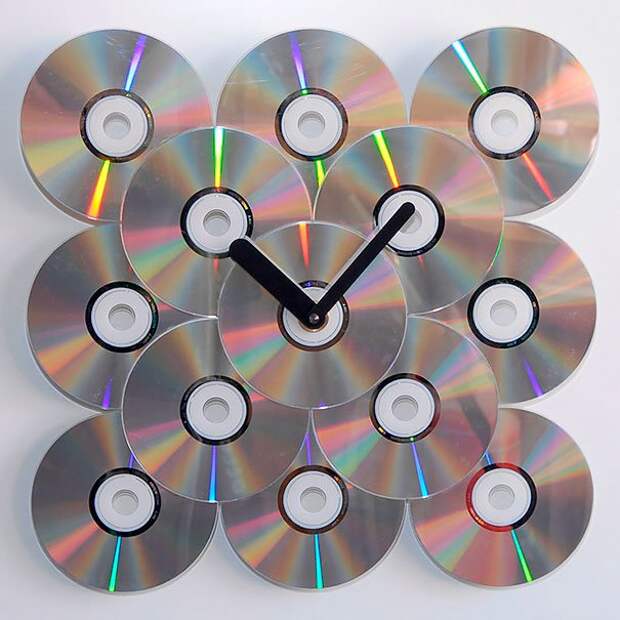идеи использования старых компакт-дисков CD своими руками (26)
