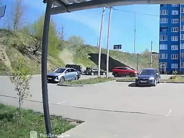 Опубликовано видео смертельного ДТП на Королёвке