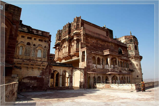 Форт Мехрангарх, Джодхпур, Раджастхан, Индия.