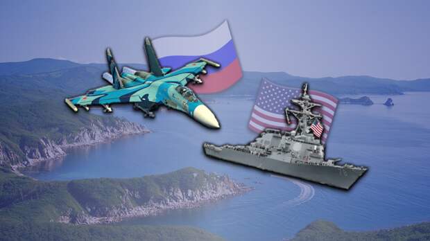 Средства ВМФ России не позволили ракетному эсминцу США нарушить границу РФ возле Курильского острова, остановив передвижение