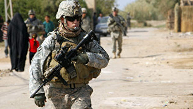Военнослужащий армии США в Ираке