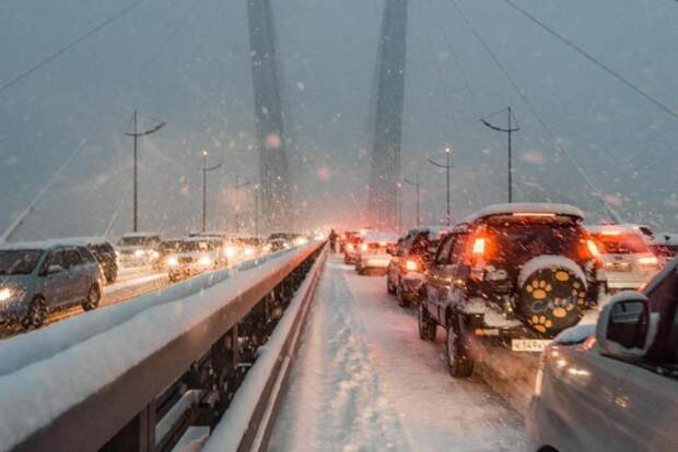 Синоптики резко изменили прогноз по 24-часовому снегопаду во Владивостоке
