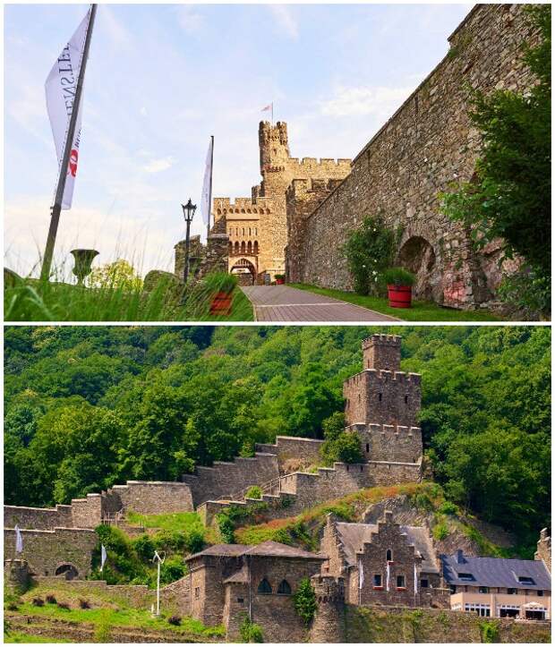 Теперь в старинном замке открыт отель, позволяющий погрузиться в средневековую атмосферу (Reichenstein Castle, Германия).