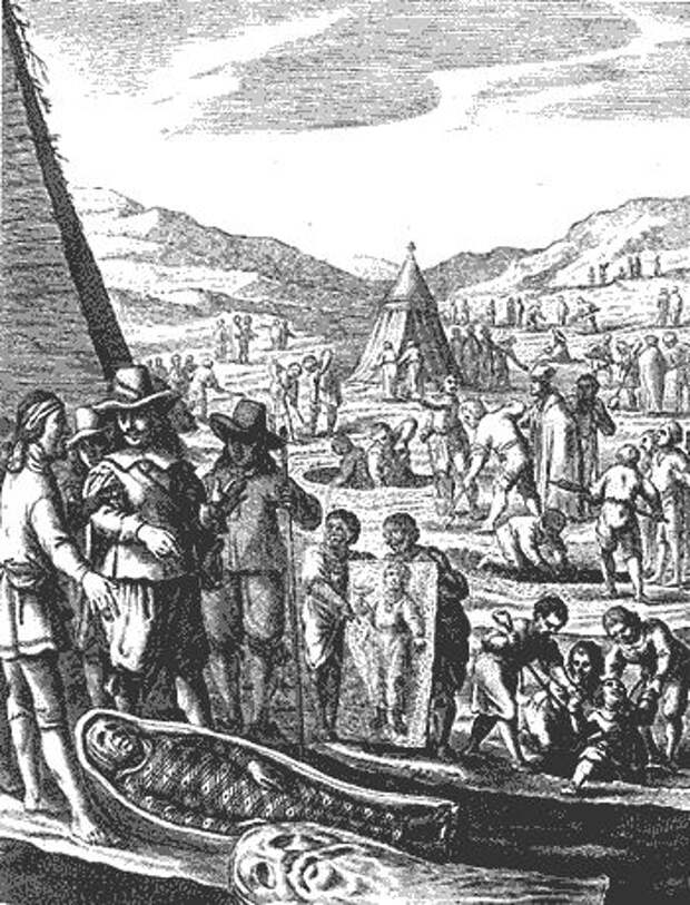 Engraving of finding mummies in Sakkara (1674, by Pietro Della Valle.jpg