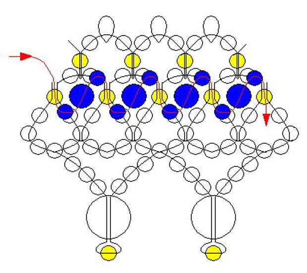 Схема плетения из бисера для начинающих