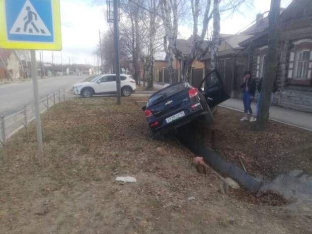 В Невьянске на перекрестке произошло серьезное ДТП