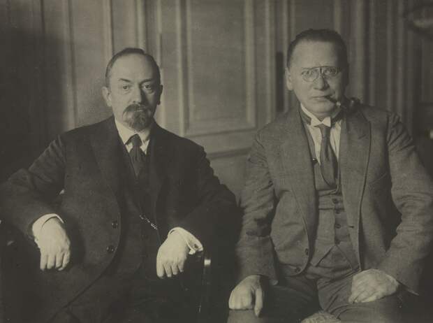 Георгий Чичерин и Литвинов. 