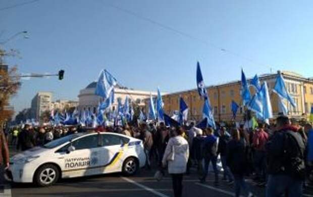 Профсоюзы бунтуют в Киеве