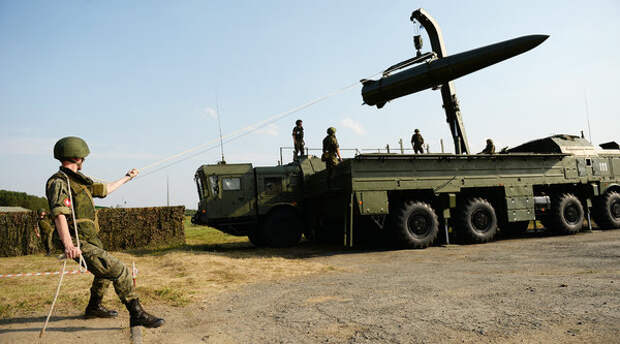 Развёртывание оперативно-тактического ракетного комплекса «Искандер-М» / РИА Новости / © Павел Лисицын