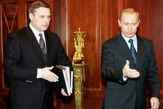 Владимир Путин и Михаил Касьянов. Фото: cont.ws