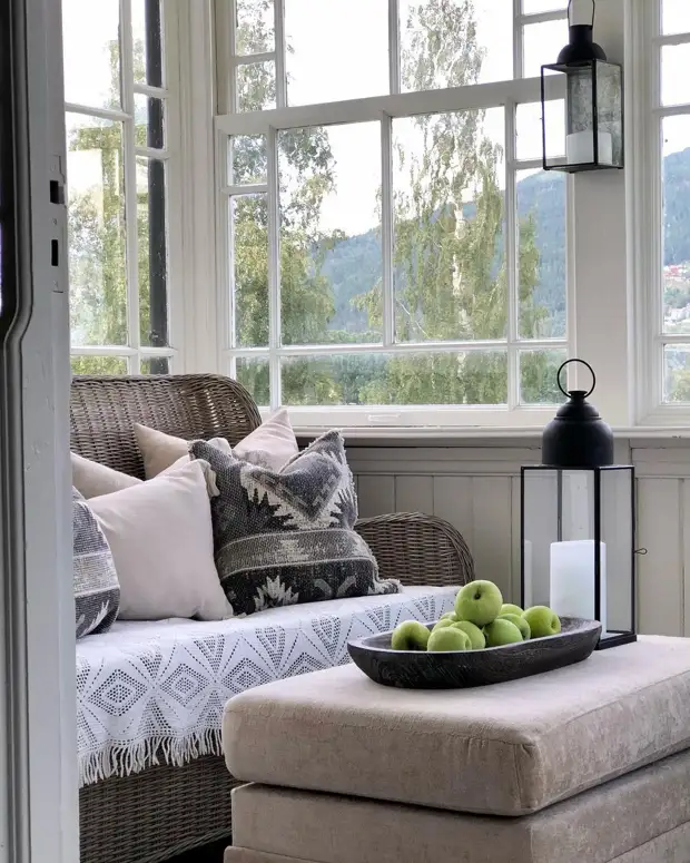 Уютные веранды скандинавских домов🍃