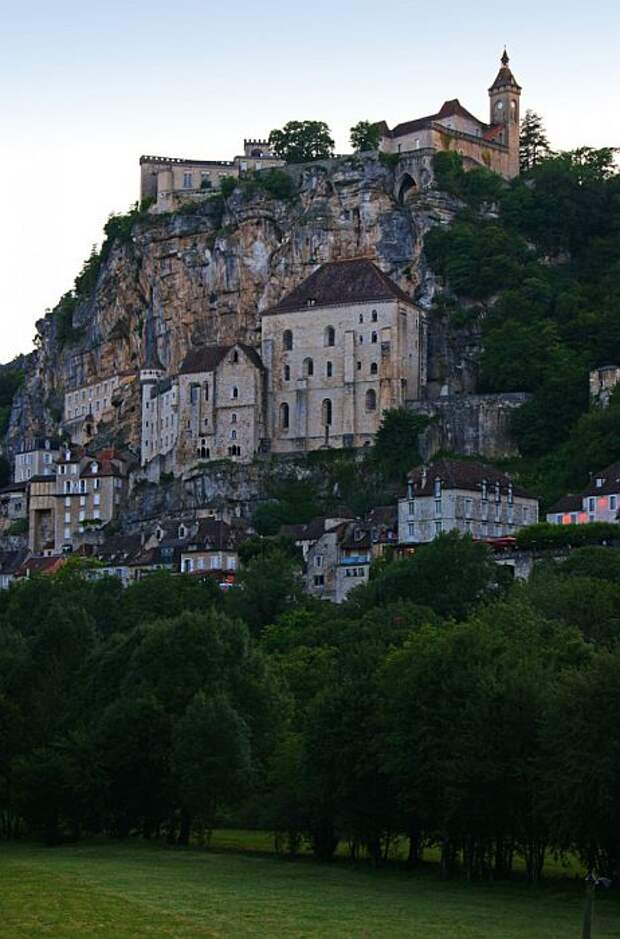 Очень необычная деревня Европы (Рокамадур, Франция).