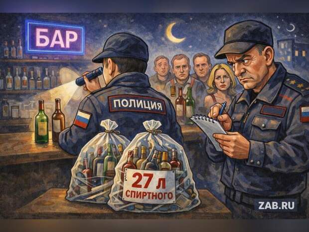 В Чите полицейские выявили нарушения в период запрета продажи алкоголя