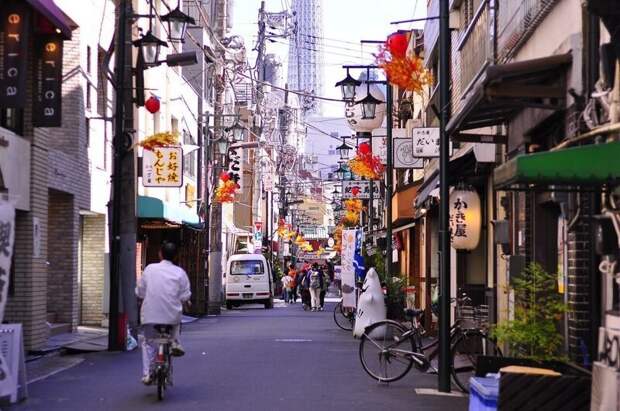 Некоторые улицы Японии безымянные