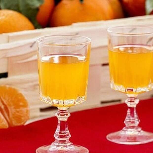 Напиток с мандаринами и водкой – «Мандариновый ликер»!