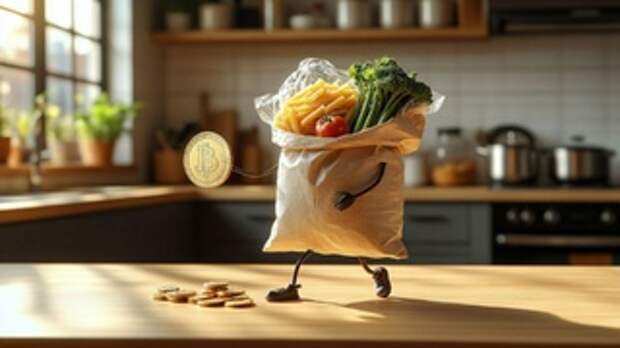 Инфляция снижается из-за продуктов питания / Изображение сгенерировано YandexGPT 5 Pro / amic.ru