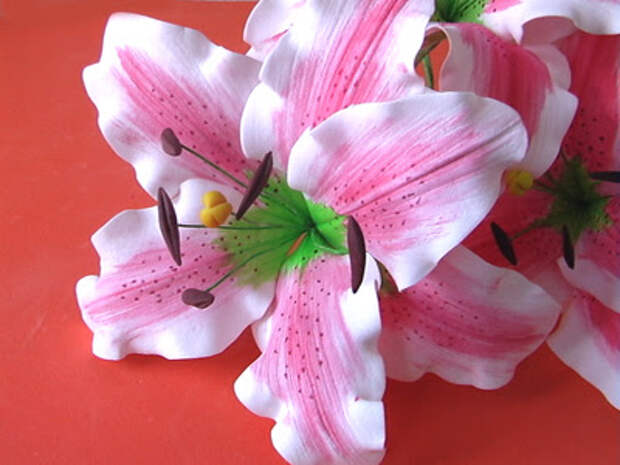 лилии из фоамирана фото