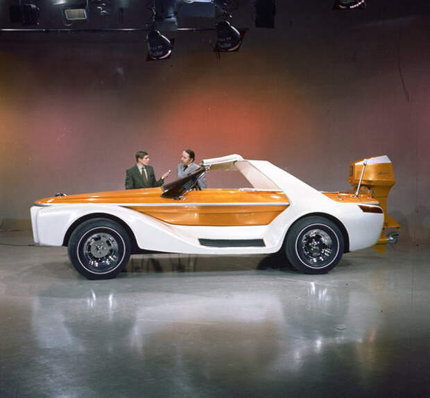 1969 год. Автомобиль-амфибия Evinrude Lakester авто, фотография, ретроавтомобиль, интересное, ретротехника, техника, ретро, длиннопост