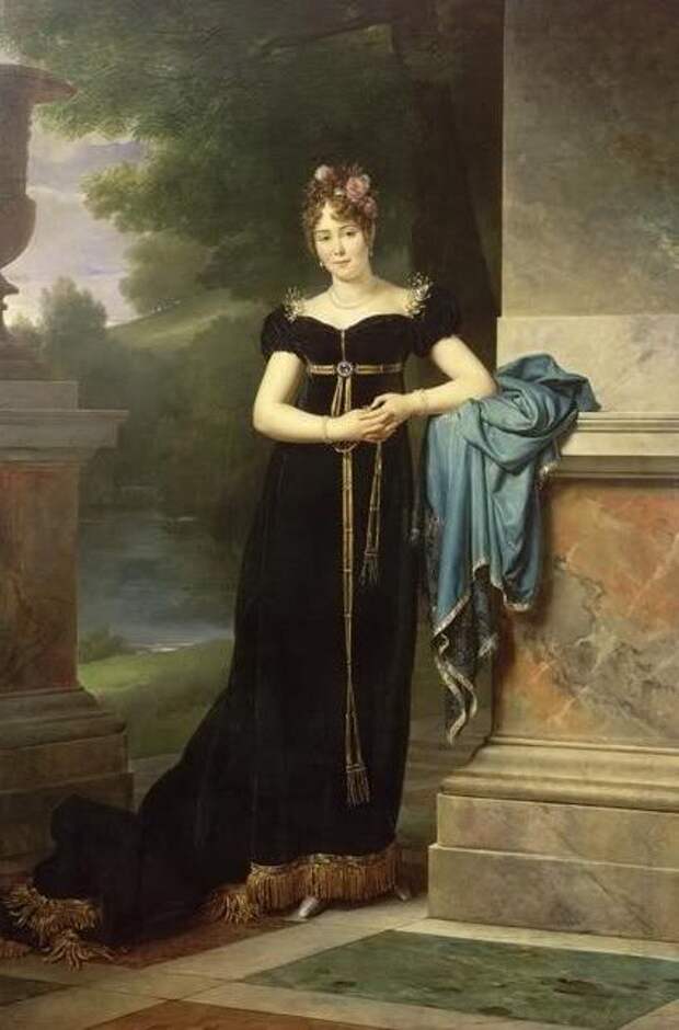 Портрет Марии Валевской, польской любви Наполеона (422x640, 40Kb)