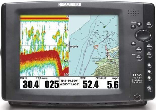 Рыбалка с комбинированным GPS навигатором