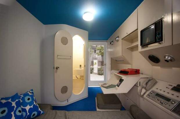 Nakagin Capsule Tower. Или жизнь на 9 квадратных метрах Суточная аренда, Токио, Квартира, Малогабаритное жильё, Необычное, Длиннопост