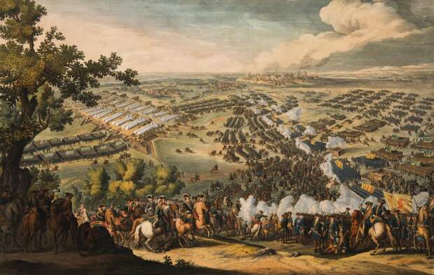 Полтавское сражение. Николя де Лармессен