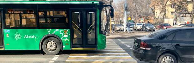 Большинство автобусных маршрутов Алматы курсируют 12 января