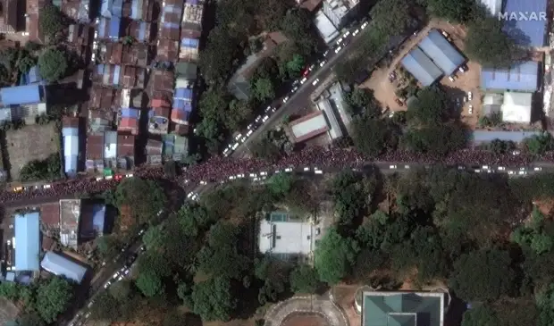 Спутниковые снимки от "Maxar"